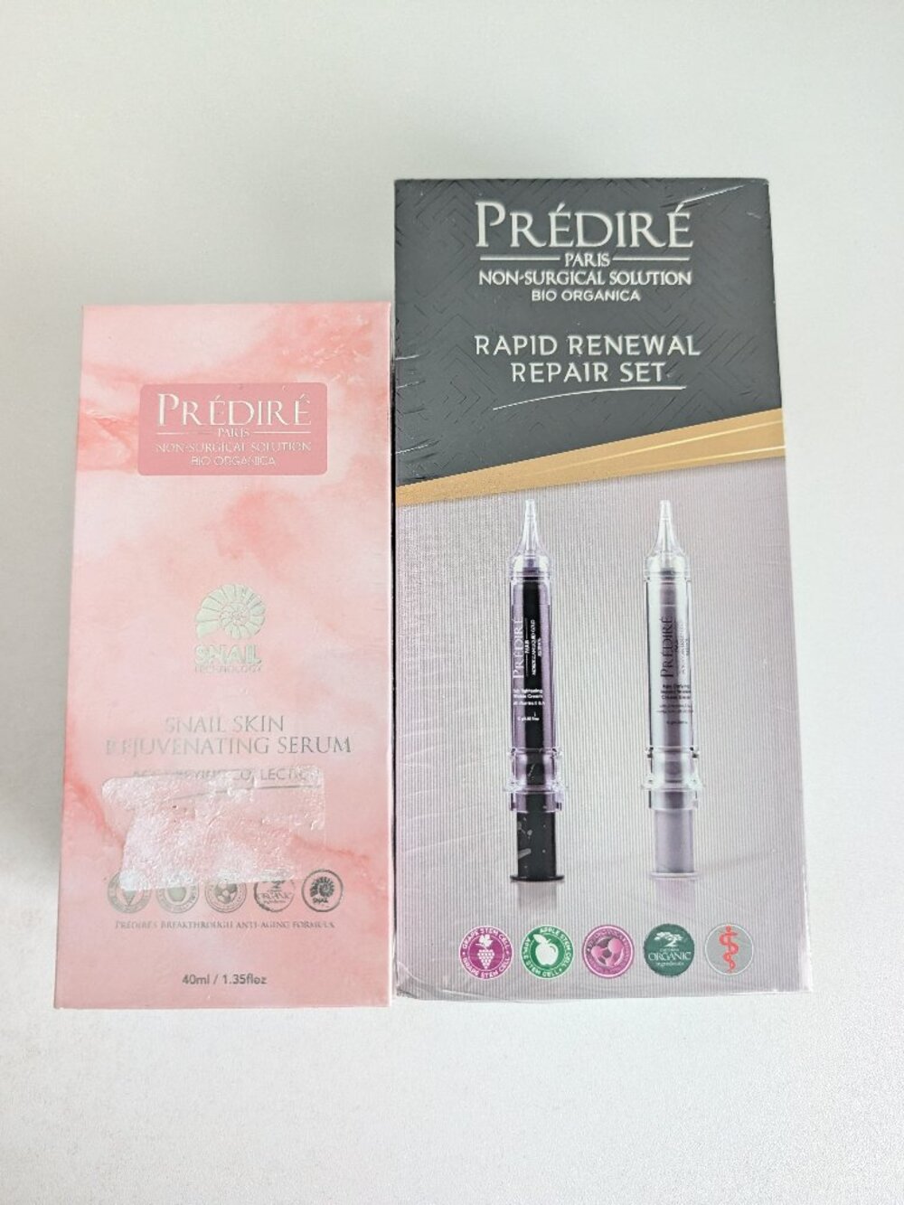 Predire Sealed Lot Snail Rejuvenating Serum & Rapid Renewal Repair Set